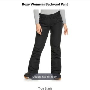 Roxy Backyard Snow Pant in Black